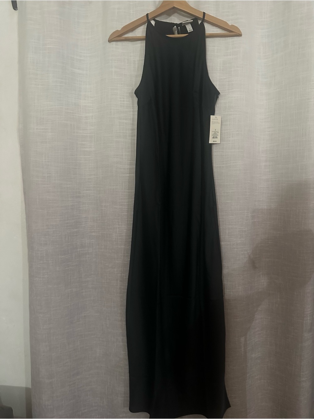 a new day Black Halter Maxi Dress